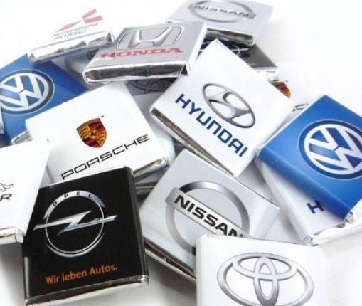 Шоколадки с логотипом