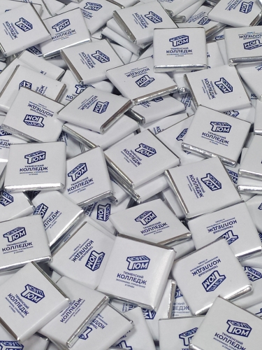 шоколадки с логотипом